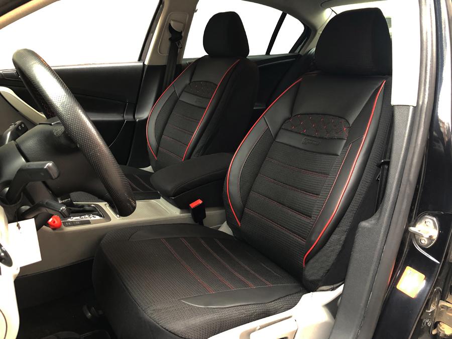 Universal Autositzbezüge Schwarz für Mitsubishi Pajero Sitzbezüge Schonbezüge