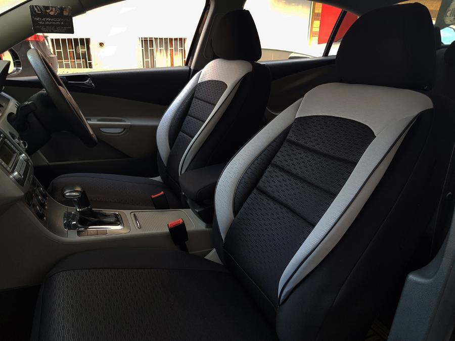 Car seat covers protectors Dodge Journey black-grey V1101996 front