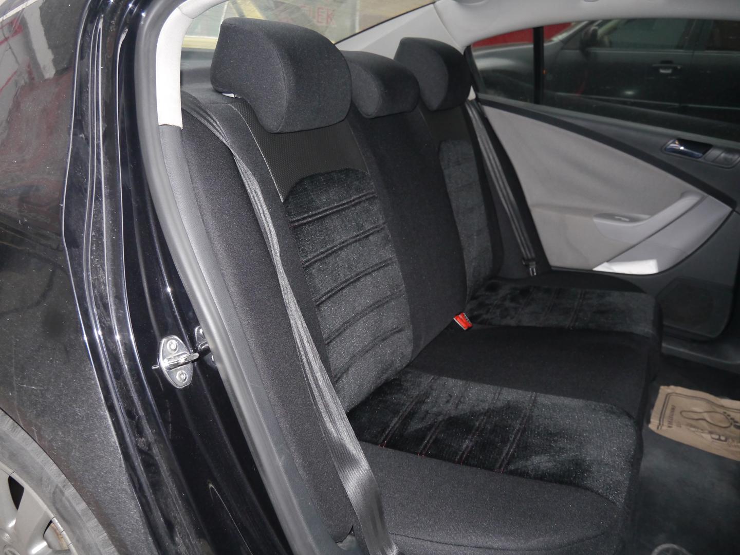Schonbezüge Sitzbezüge für BMW 3er 4er Sitzbezug Grau Schwarz Vorne Sa