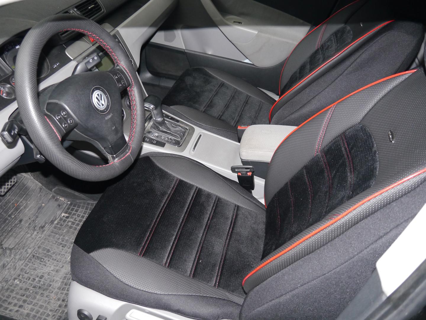 Kompatibel mit Opel Corsa D 06-11 5-Sitze Sitzbezüge Sitzbezug