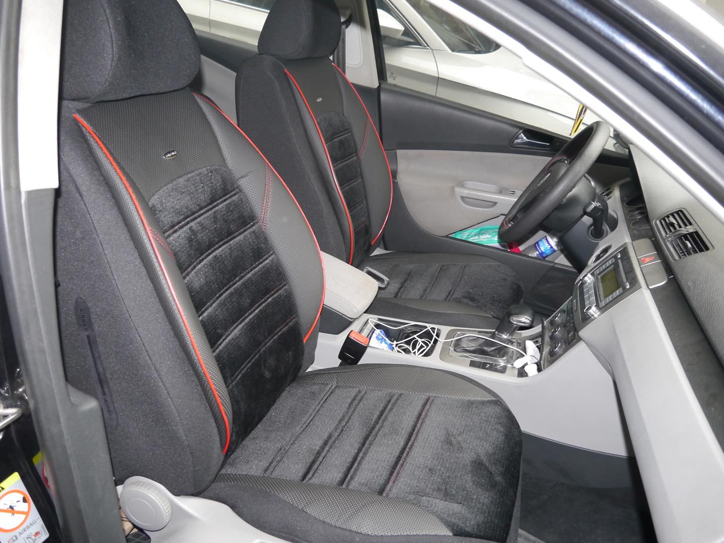 Sitzbezüge Schonbezüge VW Golf V Variant schwarz-grau NO23 komplett